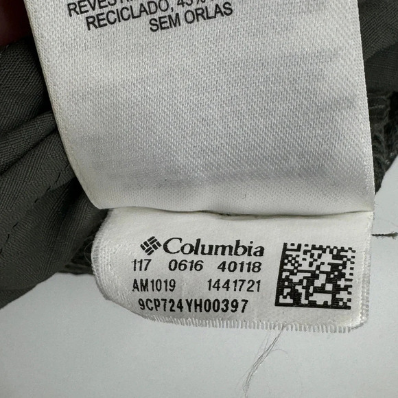 Columbia Omni Shade Sun Protection Mens L Green Vest Layer Outdoor Vented - Picture 11 of 11